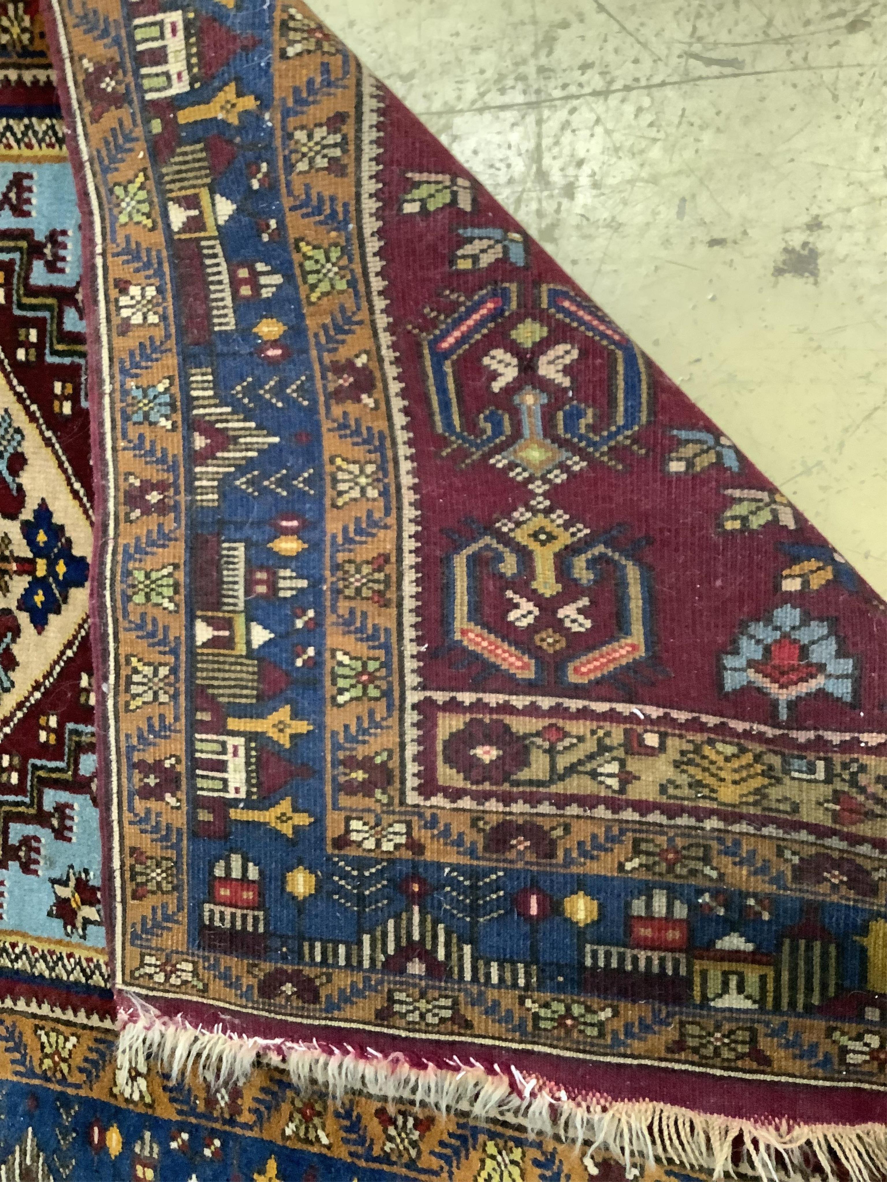 A North West Persian rug, 182 x 101cm. Condition - fair
